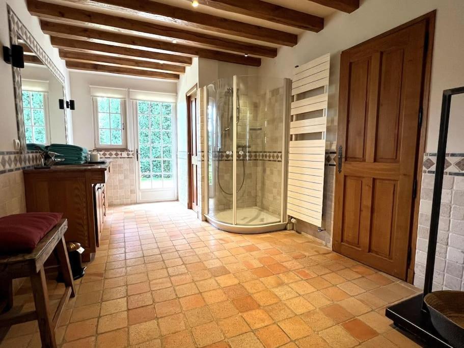 Longere Normande, Piscine Privee Chauffee Et Parc Villa Saint-Pierre-des-Ifs  Ngoại thất bức ảnh