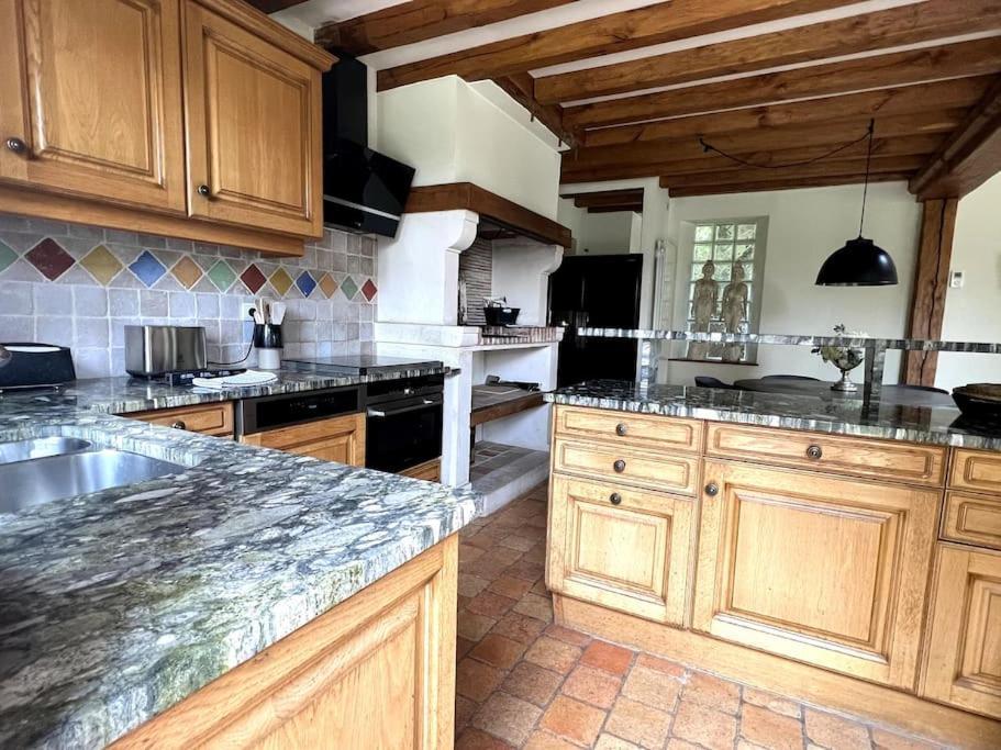 Longere Normande, Piscine Privee Chauffee Et Parc Villa Saint-Pierre-des-Ifs  Ngoại thất bức ảnh